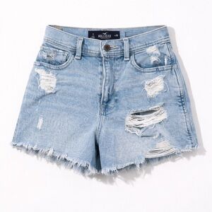 Hollister Ultra High-Rise Vintage Denim Shorts – W25